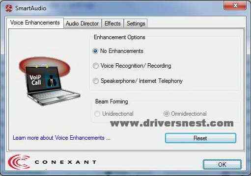 download conexant smartaudio hd driver windows 7